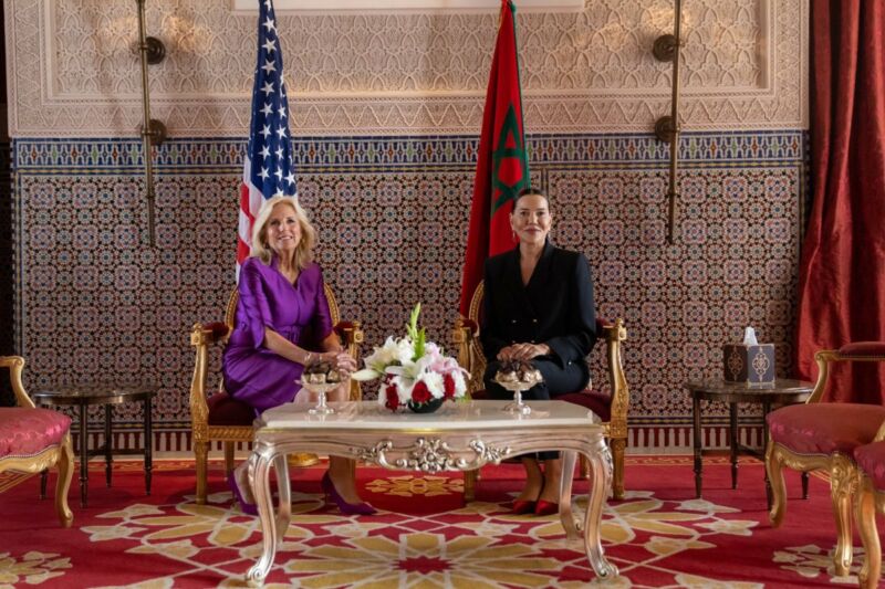 زيارة السيدة الأولى للولايات المتحدة الأمريكية إلى المغرب، لبنة جديدة في توطيد العلاقات المغربية – الأمريكية العريقة