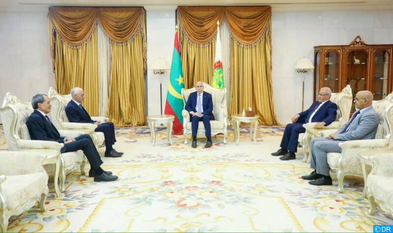 الرئيس الموريتاني يستقبل رئيس مجلس النواب راشيد الطالبي العلمي