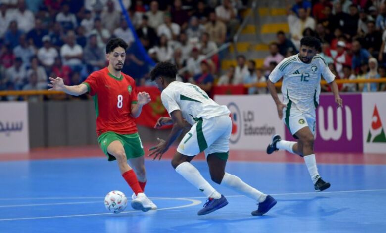 المنتخب المغربي لكرة القدم داخل القاعة يفوز وديا على نظيره السعودي 3-1